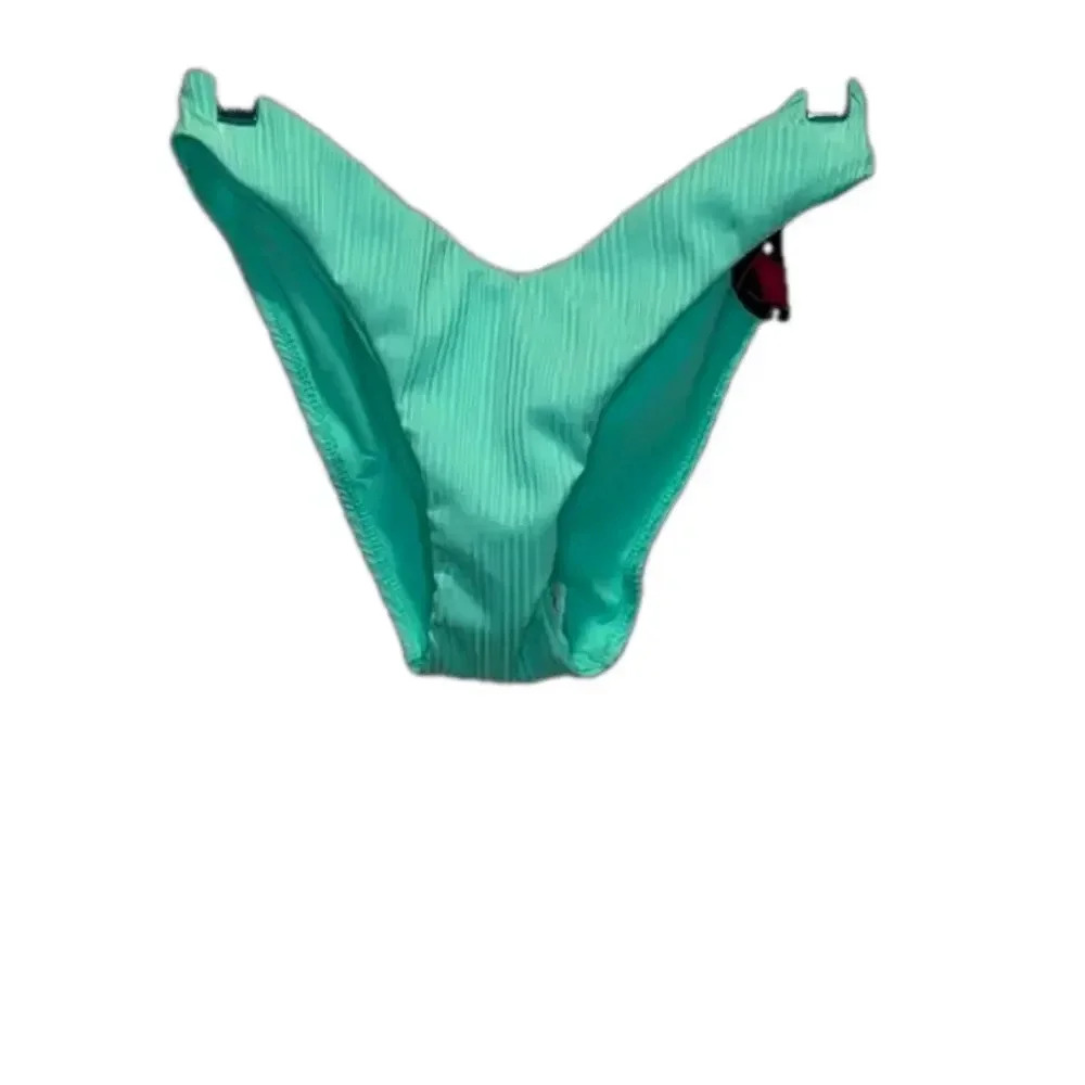 New cheeky bikini bottoms small blue green vacation resortwear cruise